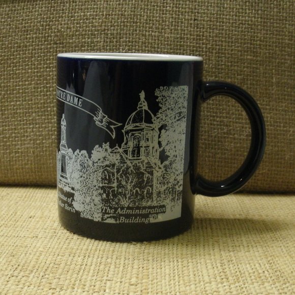Vintage University of Notre Dame Mug